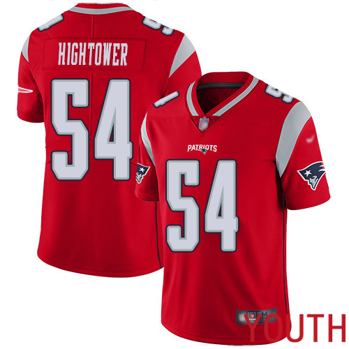 New England Patriots Football #54 Inverted Legend Limited Red Youth Dont a Hightower NFL Jersey->women nfl jersey->Women Jersey